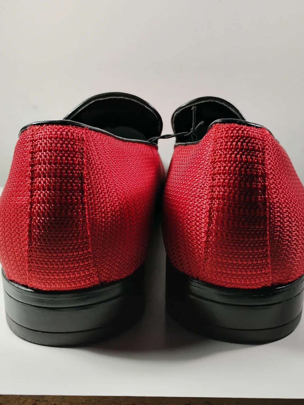 Van Heusen Black Suit with Red Accents